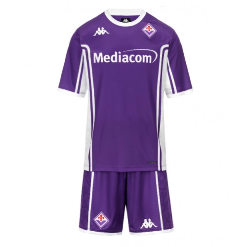 Fiorentina Hemmaställ Barn 2025-26 Kortärmad (+ Korta byxor) Fiorentina Hemmaställ Barn 2025-26 Kortärmad (+ Korta byxor)